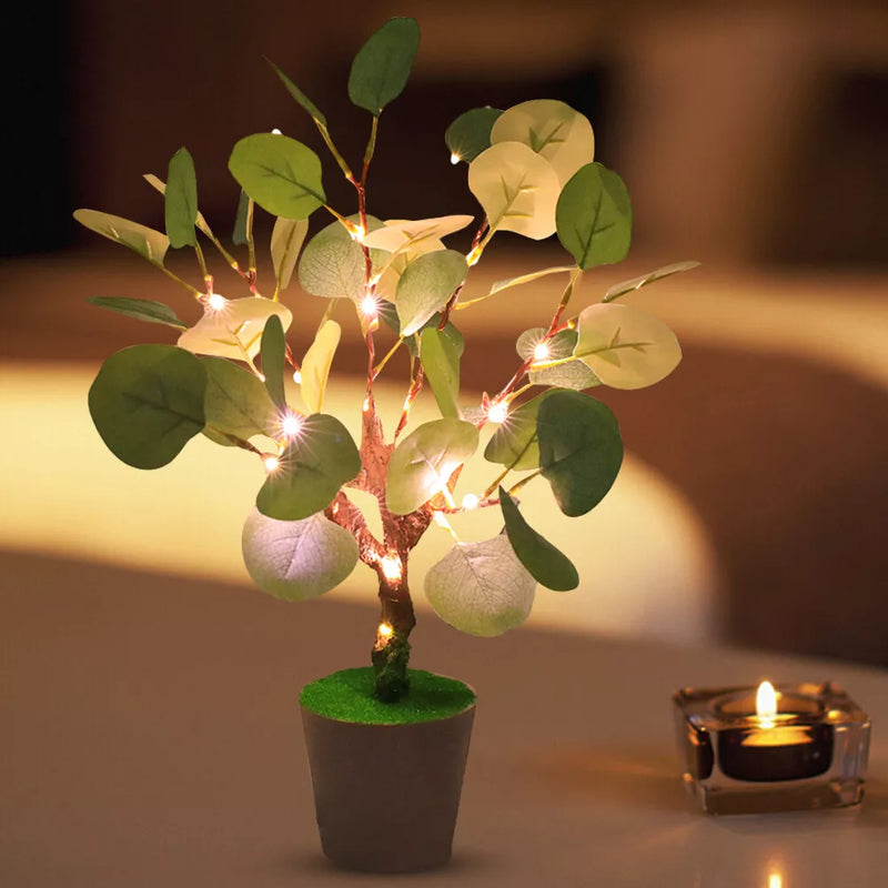 LED Christmas Branch Night Light – USB-Powered Soft Ambient Glow