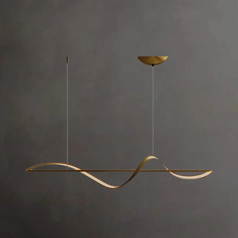 Whisper Linear Pendant Light – Modern Metal & Acrylic LED Lighting