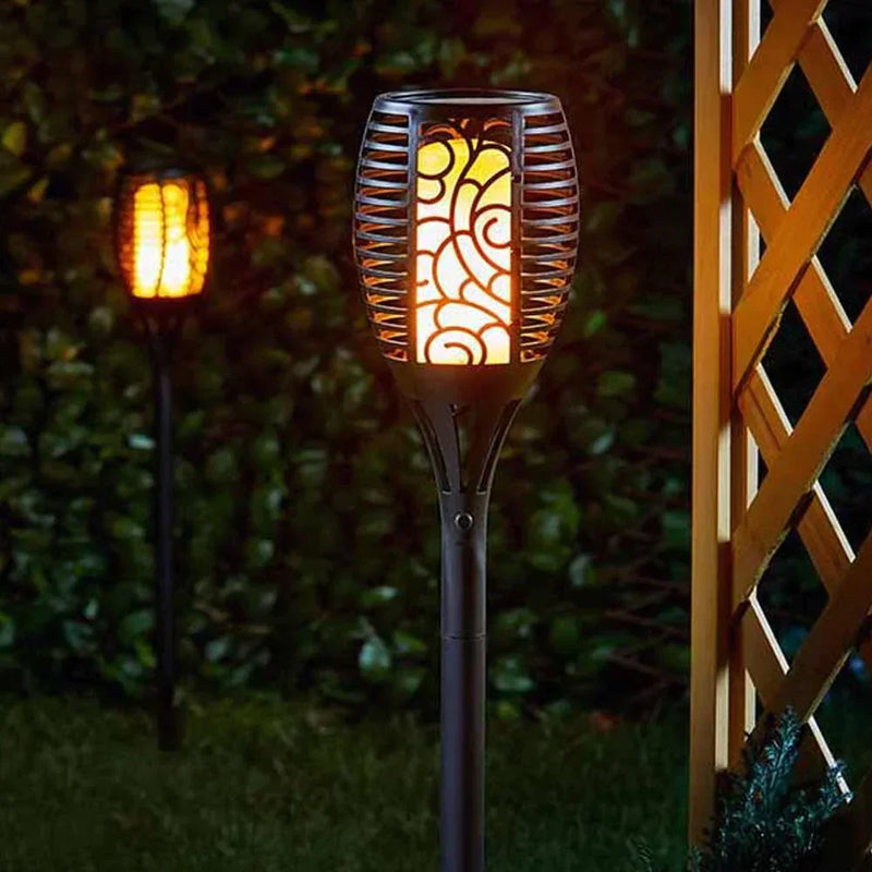 Solar Torch Light – LED Flame Effect & Weather-Resistant Outdoor Lighting