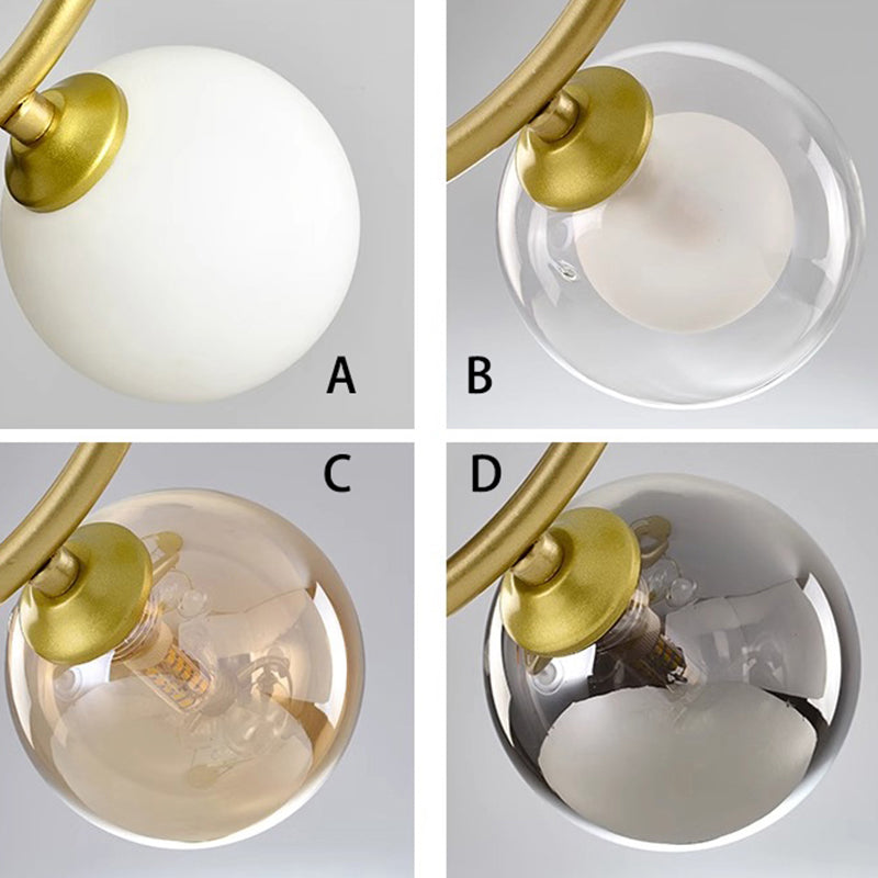 Modern LED Pendant Light – Glass & Acrylic Design for Living &amp; Dining Rooms
