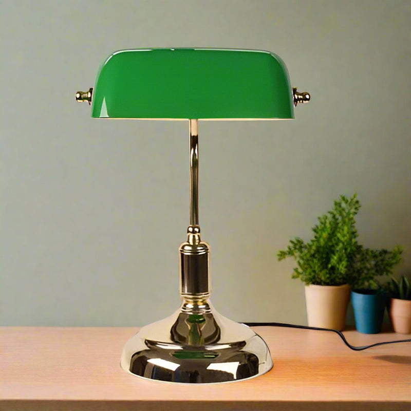 European-Style Glass Table Lamp – Classic Elegance for Any Interior